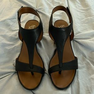 Franco Sarto Dori Wedge Sandals, Black